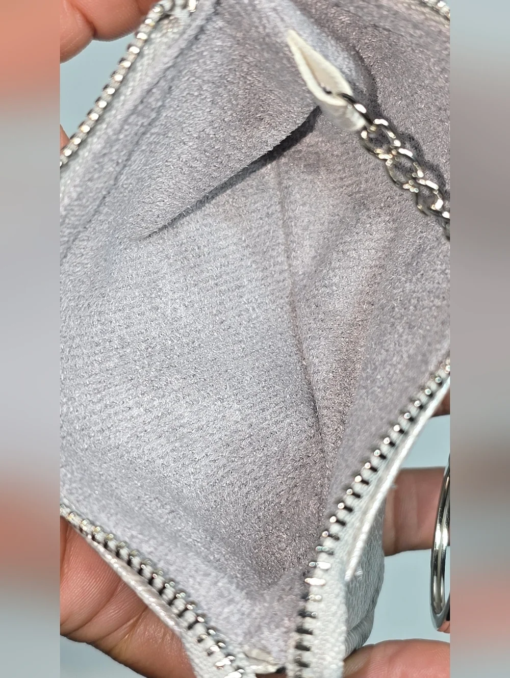 Pink Cosmetic Bag Makeup Pouch Travel Organizer Zipper Case & Silver Coin Purse